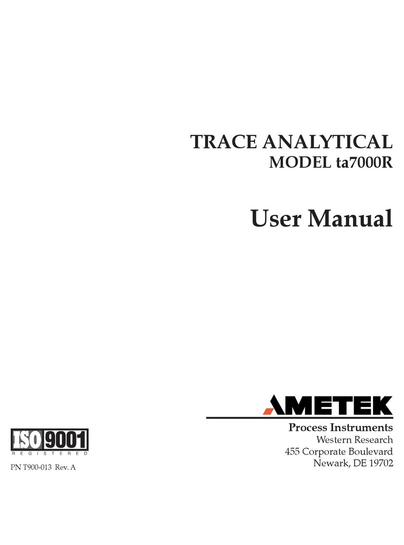 Ametek ta7000R user manual