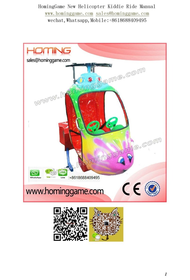 Homing Helicopter Kiddie Ride manual