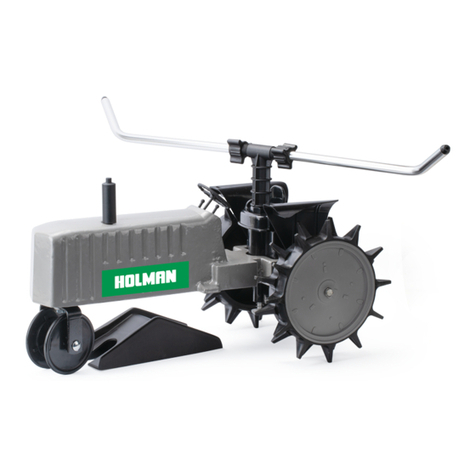 Holman Solid Metal Travelling Sprinkler User manual