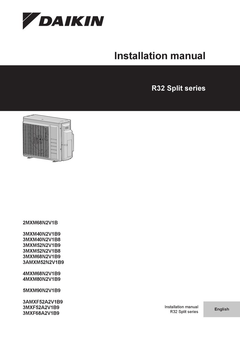 Daikin R32 Split Series installation manual