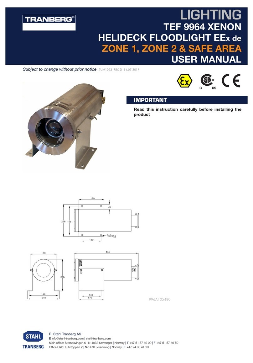 Stahl Tranberg TEF 9964 user manual
