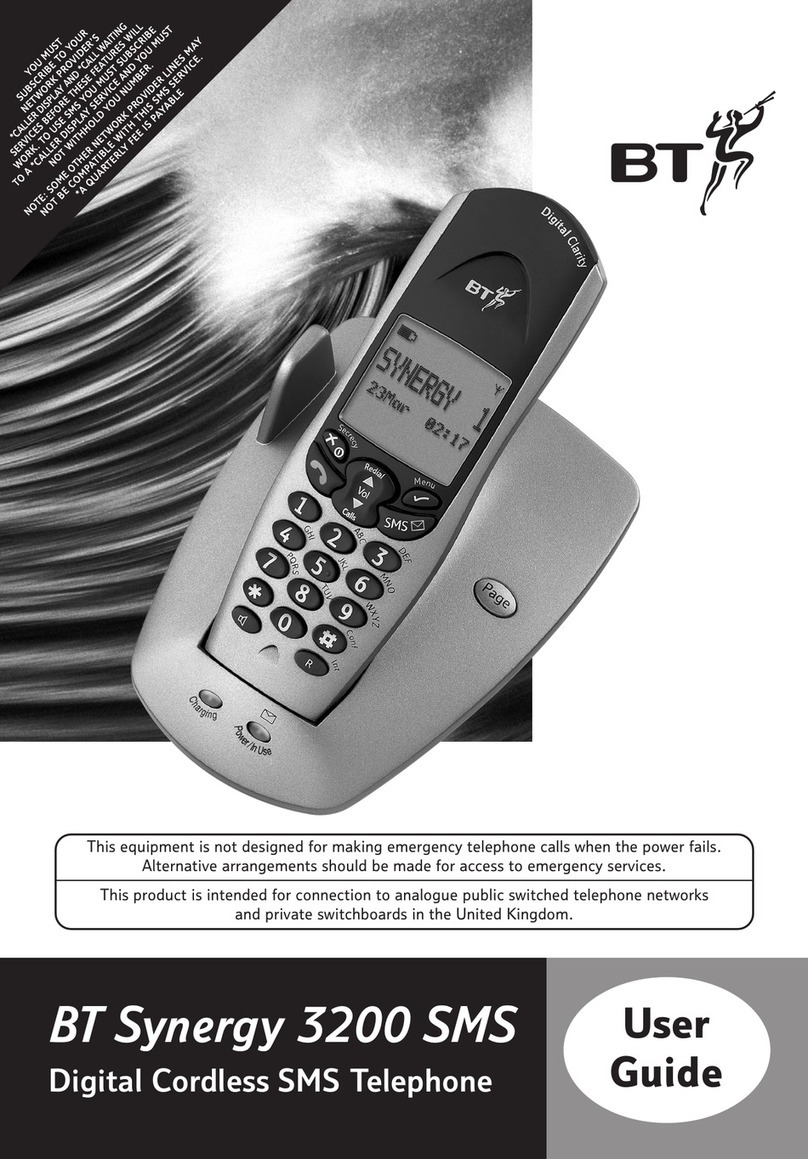 BT Synergy 3200 SMS User manual