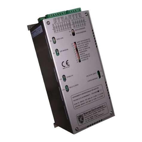 Rowan Elettronica 380S instruction manual