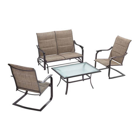 HAMPTON BAY St. Lucia 4 Piece Deep Seating Set... User manual HAMPTON BAY St. Lucia 4 Piece Deep Seating Set... User manual