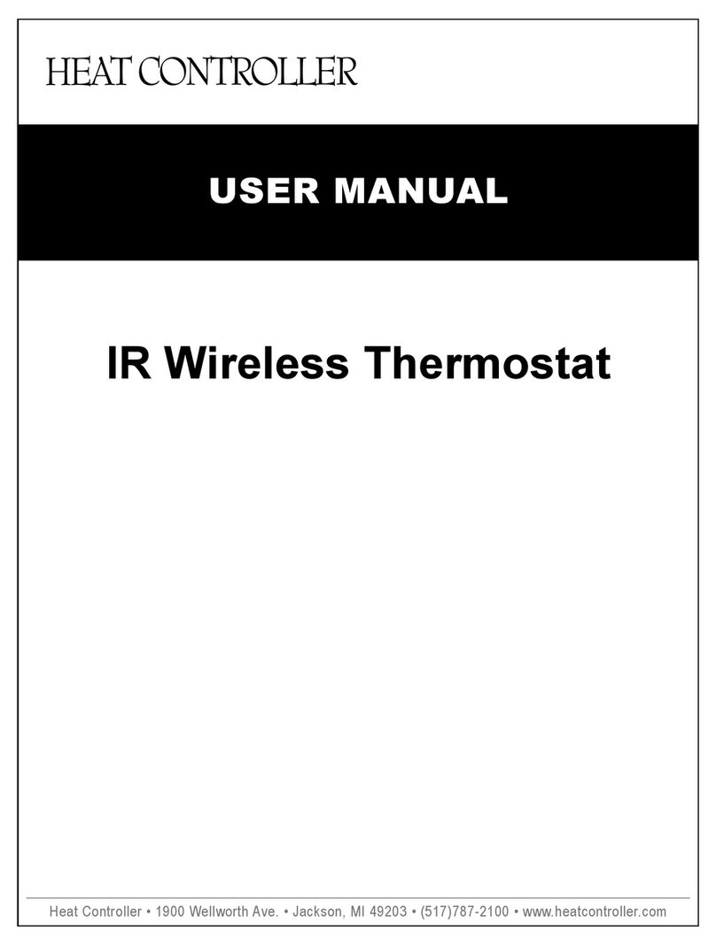 Mars HEAT CONTROLLER IR Wireless Thermostat user manual