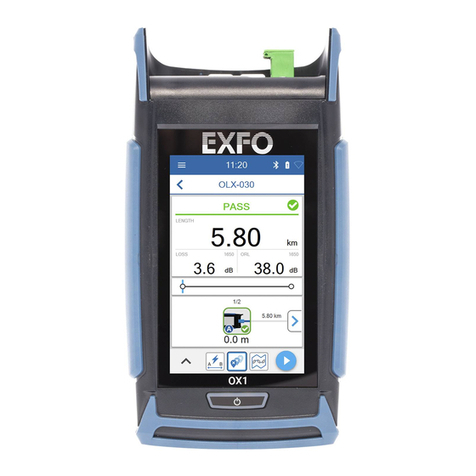 EXFO Optical Xplorer OX1 User manual