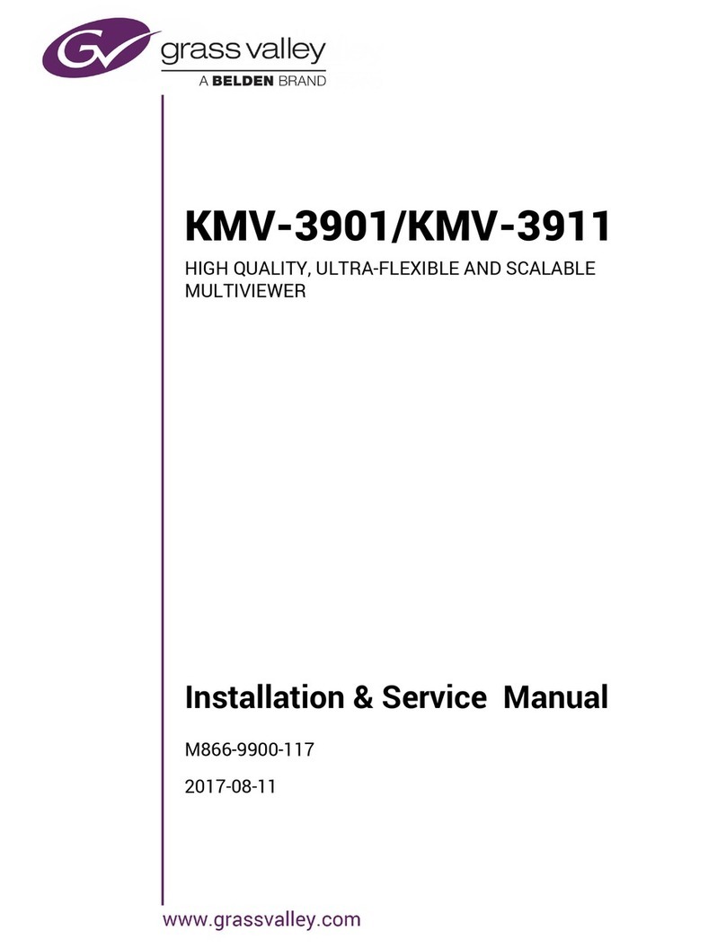 Belden GRASS VALLEY KMV-3901 Supplement