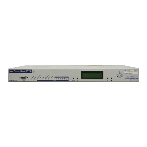 DPS Telecom NetGuardian 832A G5 User manual DPS Telecom NetGuardian 832A G5 User manual