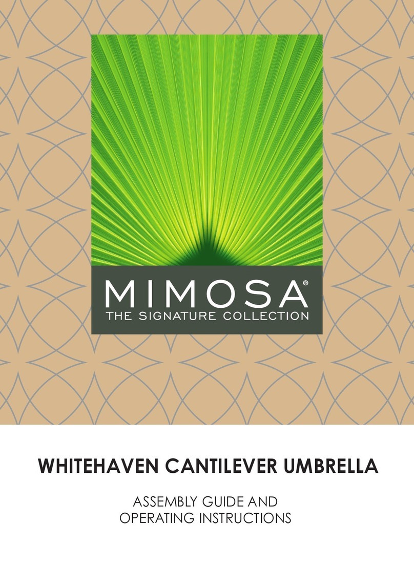 Mimosa Signature Whitehaven Assembly Guide and Operating Instructions