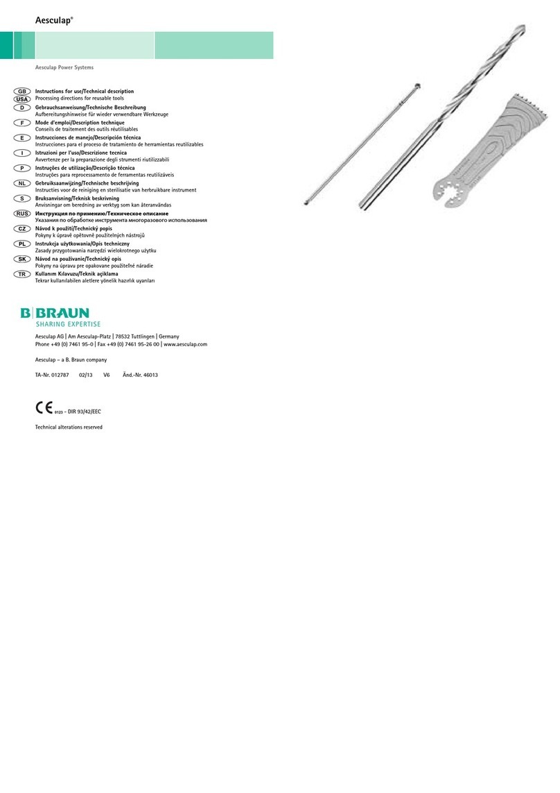 B. Braun Aesculap 012787 Manual