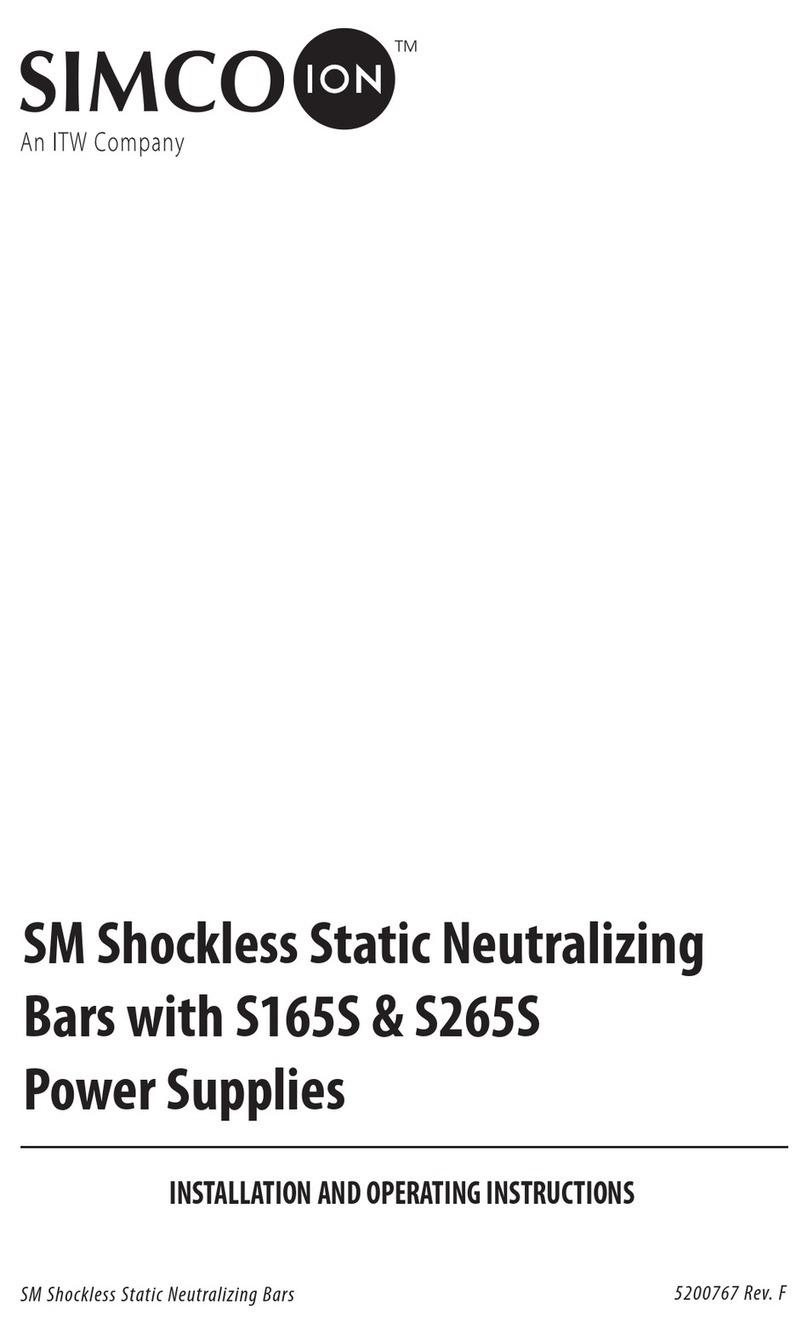 ITW Simco-Ion S165S User manual