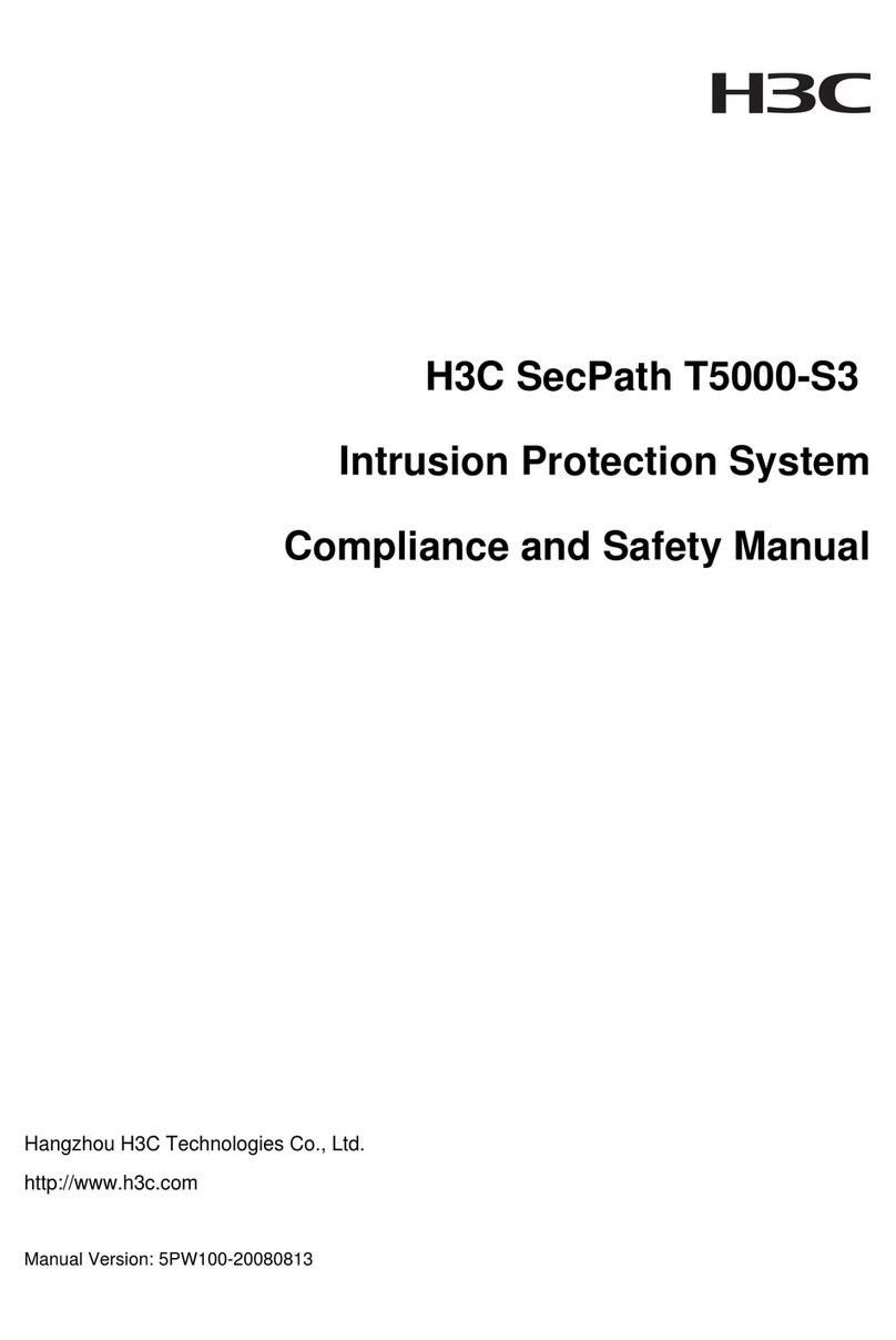 H3C SecPath T5000-S3 Compliance and Safety Manual H3C SecPath T5000-S3 Compliance and Safety Manual