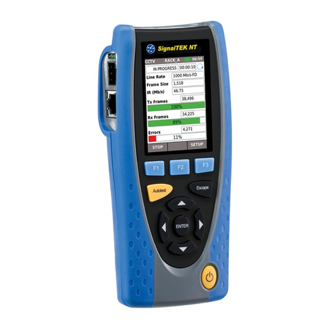 IDEAL Networks SignalTEK NT manual