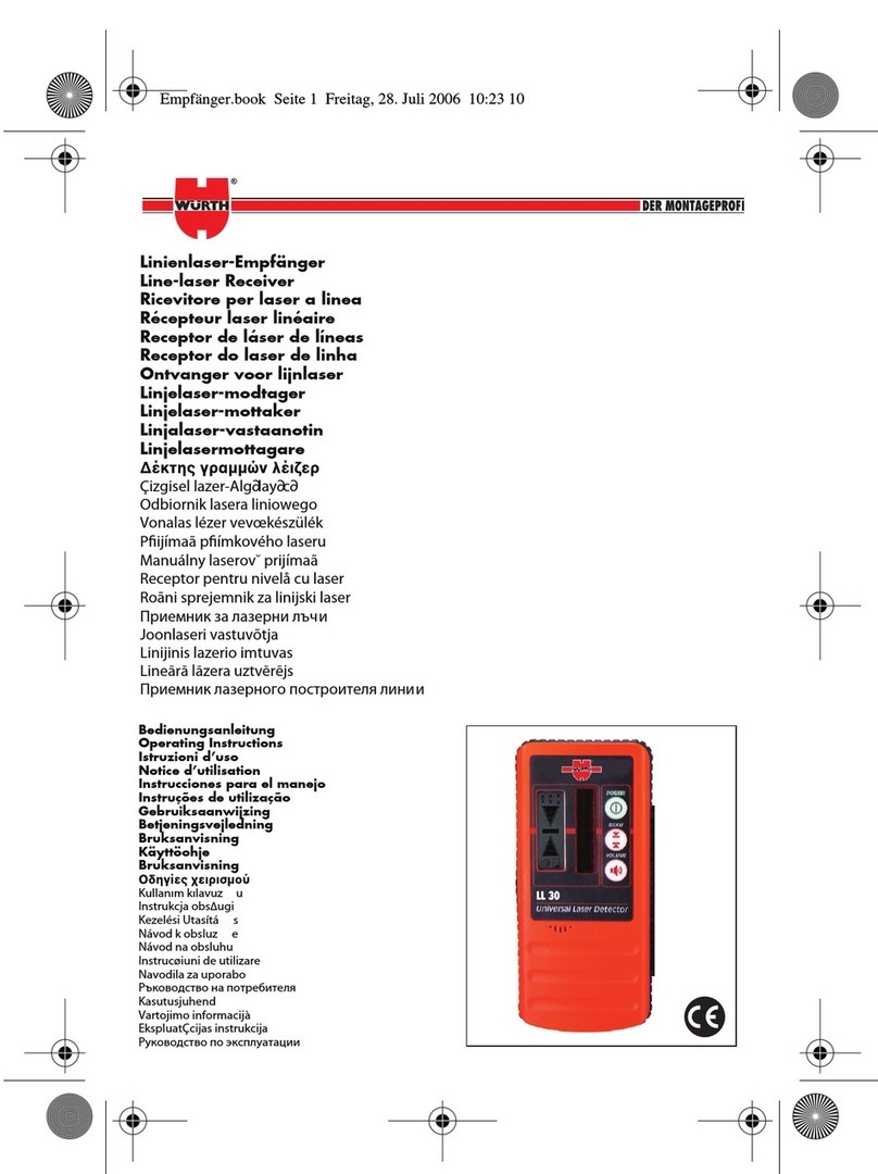 Würth LL 30 User manual