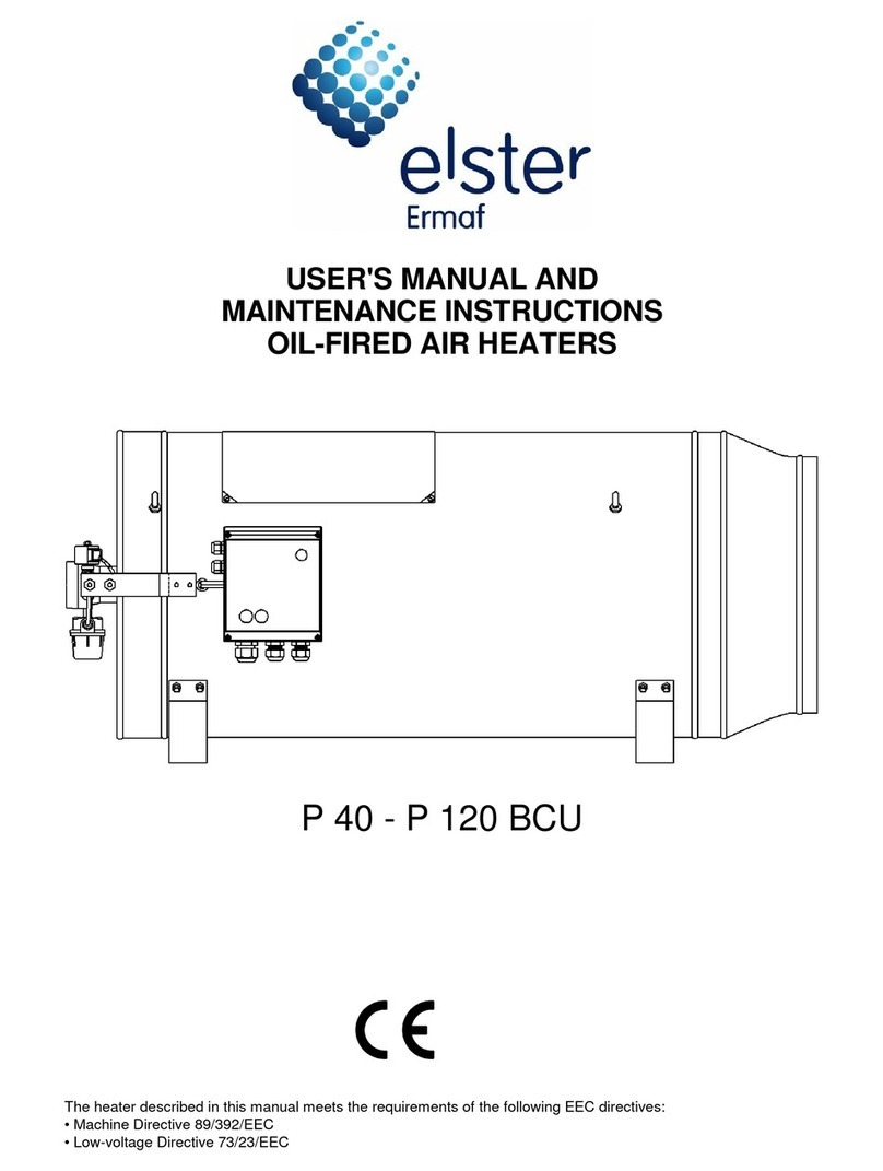 Elster P 40 User Manual and Maintenance Instructions