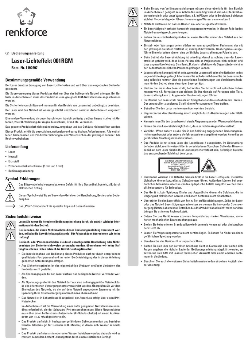 Renkforce 001RGM User manual