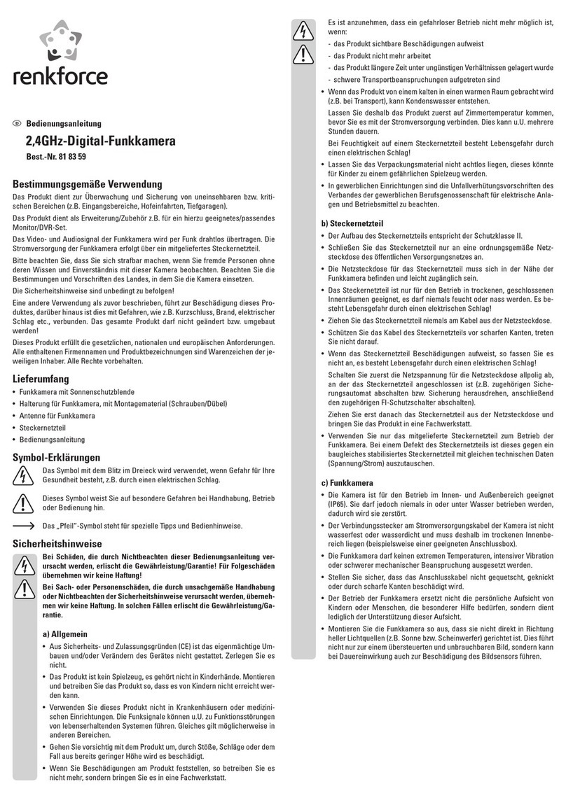 Renkforce 81 83 59 operating instructions