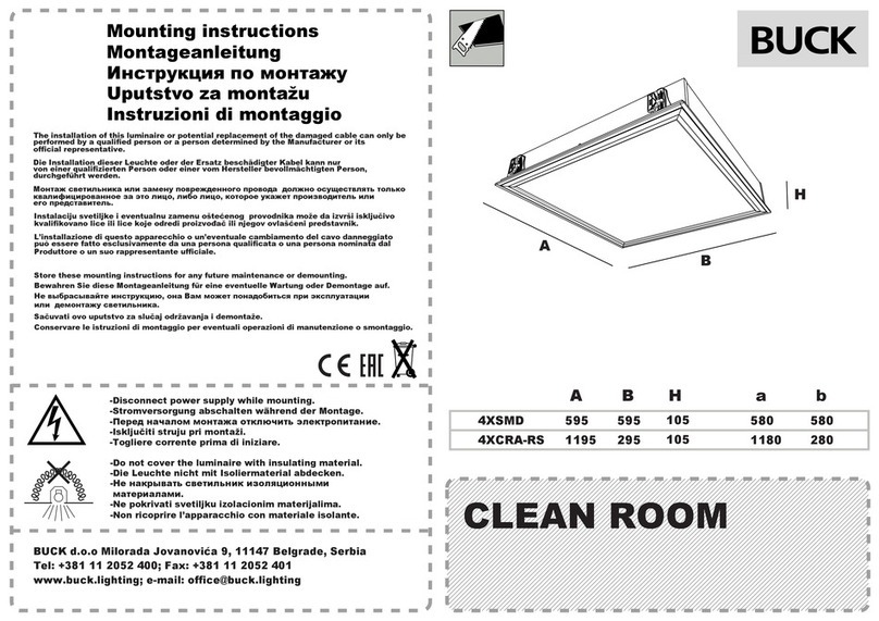 Buck 4XSMD Mounting instructions