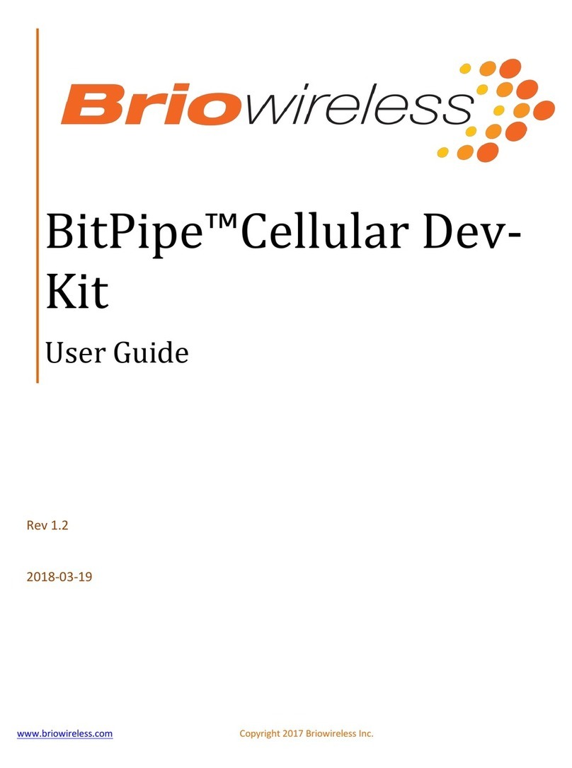 Briowireless BitPipe Cellular DevKit user guide