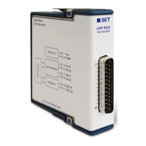 SET LVDT9312 user manual