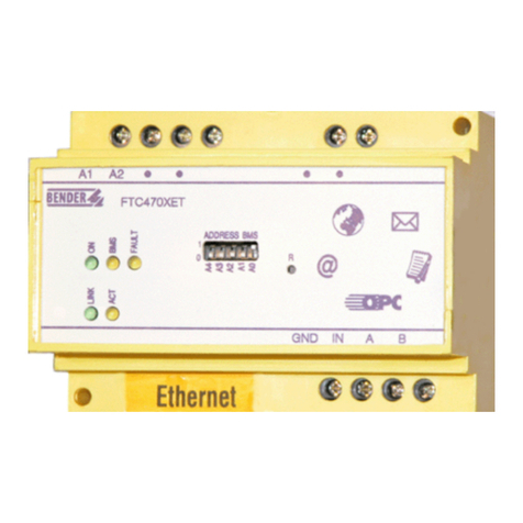 Bender FTC470XET operating manual