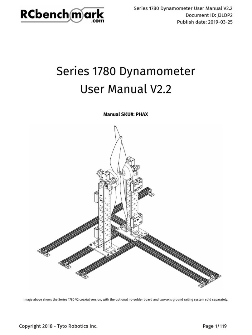 RCbenchmark 1780 Series user manual