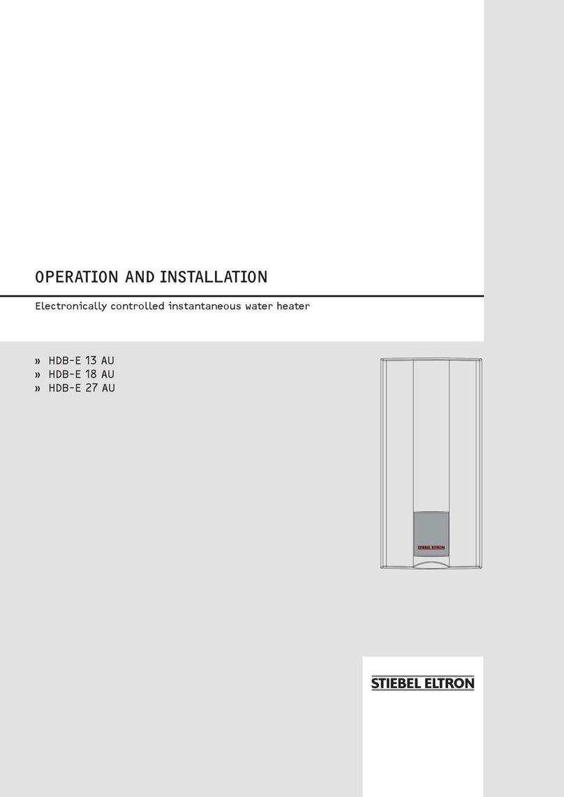 STIEBEL ELTRON HDB-E 13 AU Operation and installation