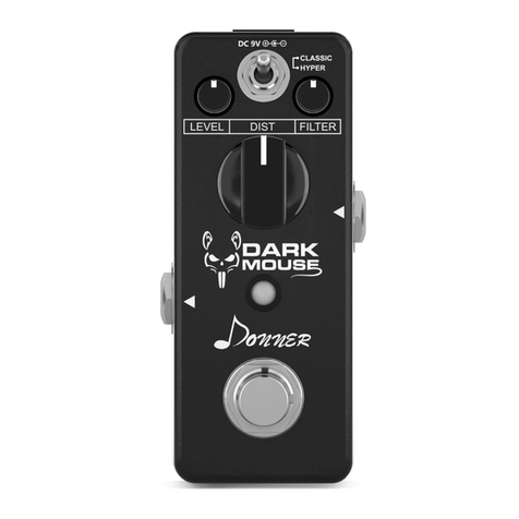 Donner DARK MOUSE owner's manual Donner DARK MOUSE owner's manual