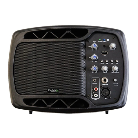 Ibiza sound MS5-150 user manual