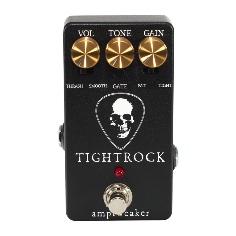Amptweaker TIGHT ROCK quick start guide