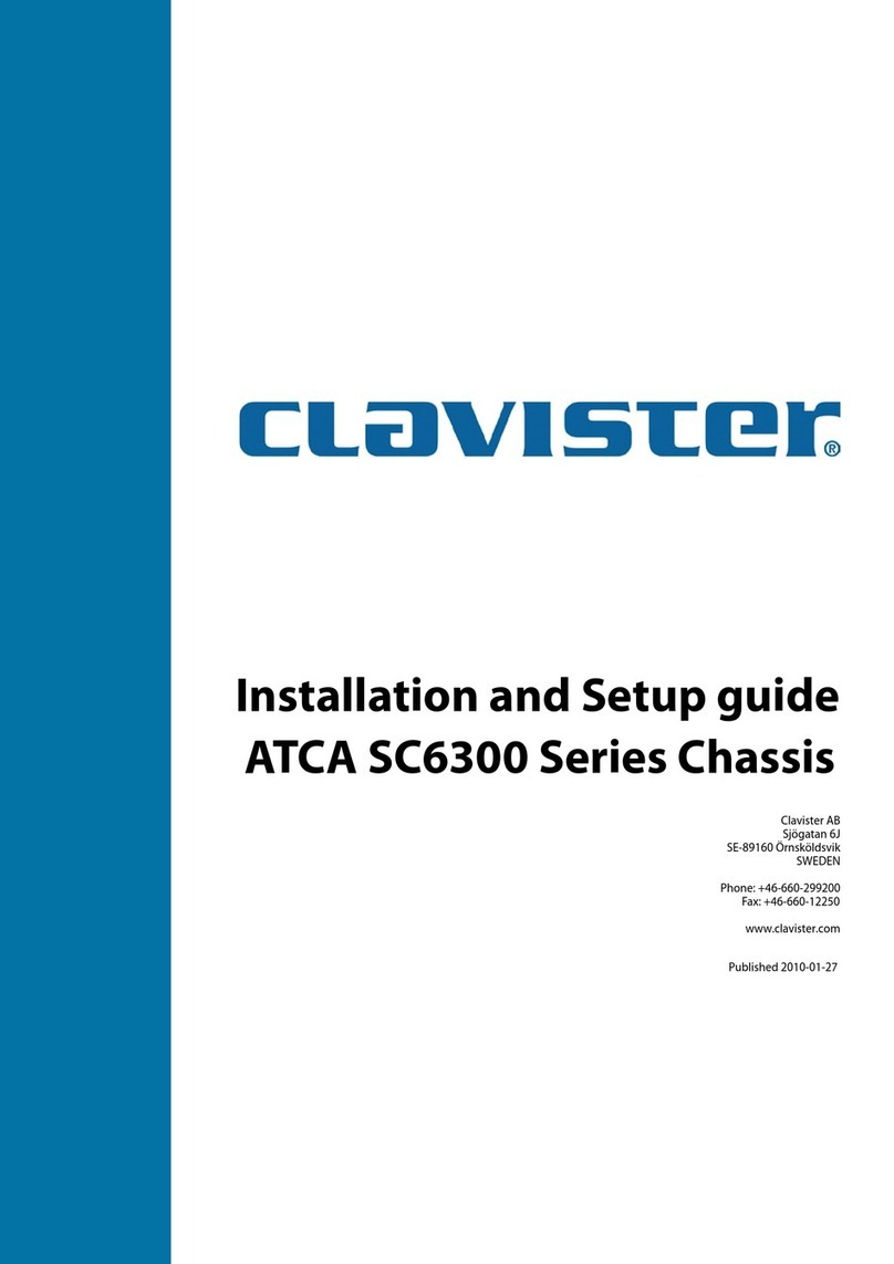 Clavister SC6300 Series Installation and setup guide