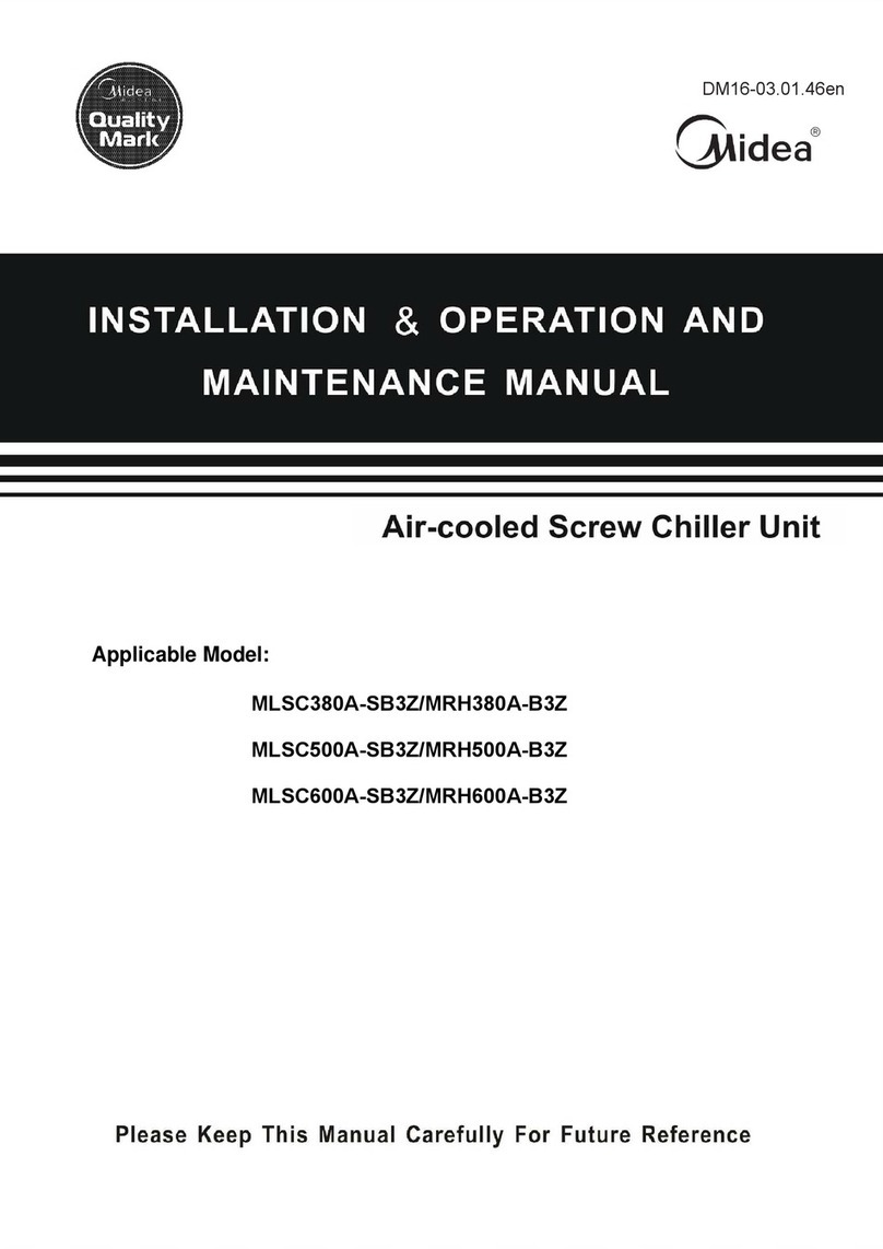 Midea MLSC380A-SB3Z Installation, operation and maintenance manual Midea MLSC380A-SB3Z Installation, operation and maintenance manual