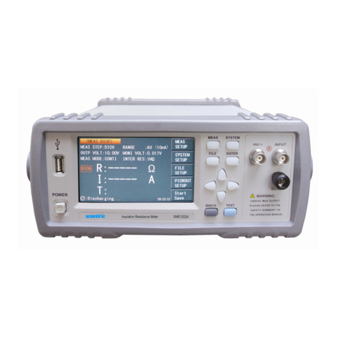 Scientific SME1202A user manual