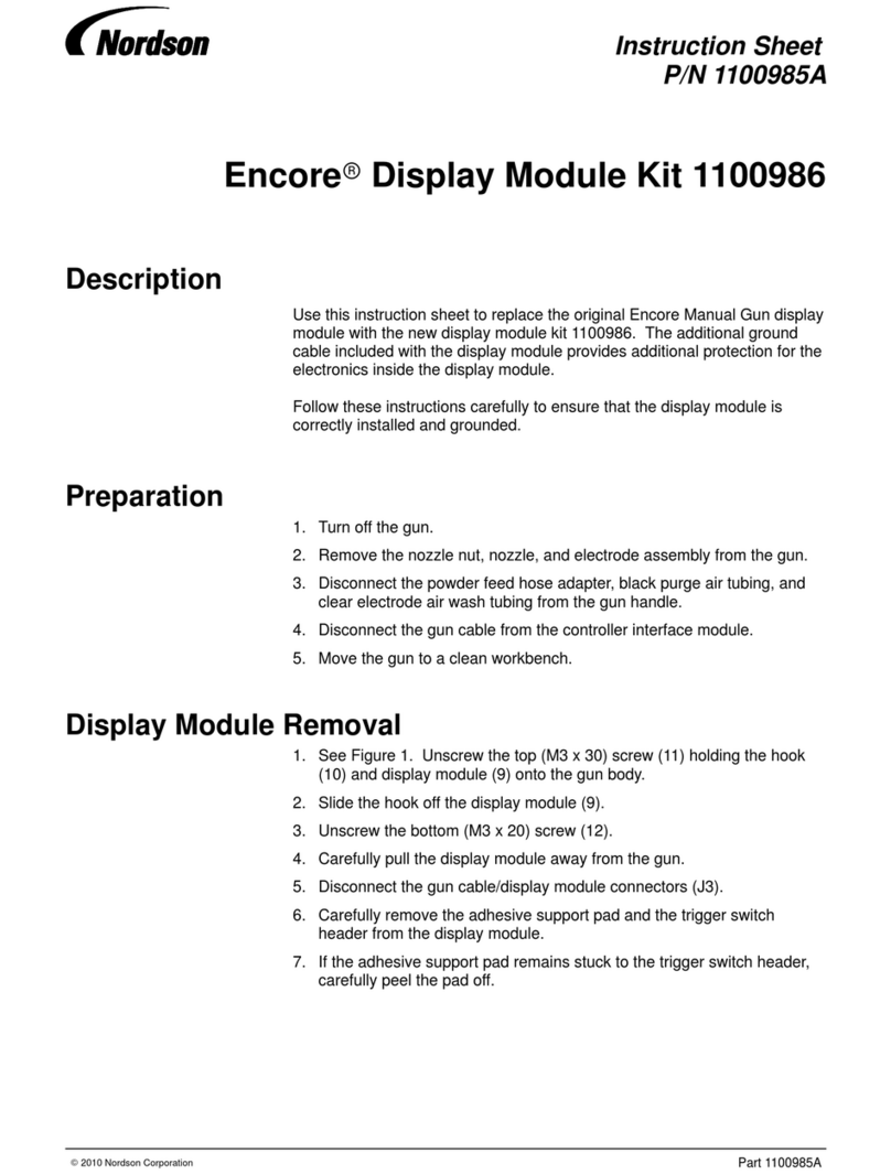 Nordson Encore 1100986 User manual