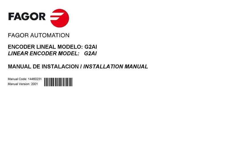 Fagor G2AI User manual