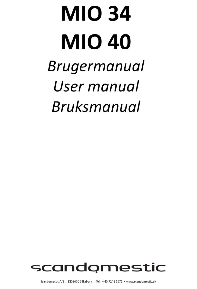 Scandomestic MIO 34 user manual