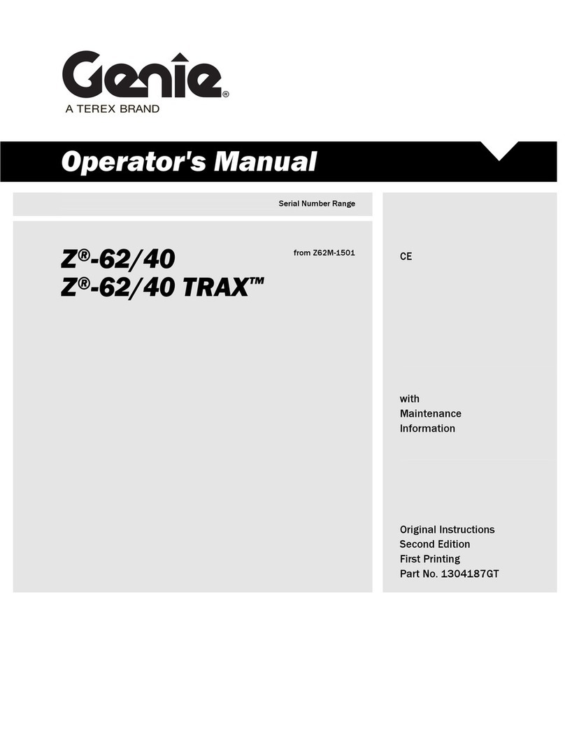 Terex Genie Z-62/40 Operator's manual
