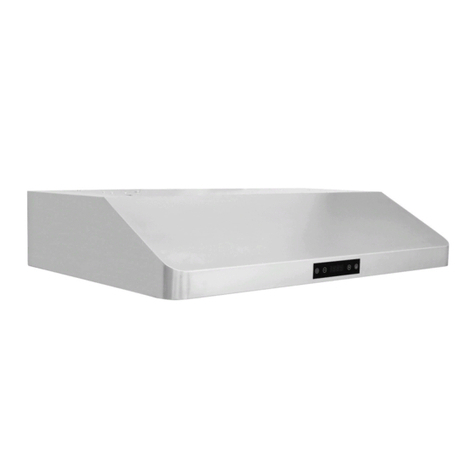 Caloric CVU306C-SS INSTALLATION GUIDE / USE AND CARE MANUAL