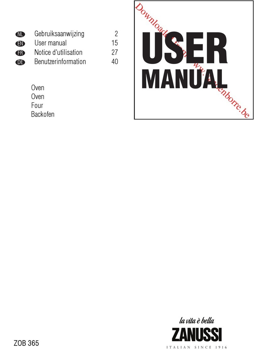 Zanussi ZOB 365 user manual
