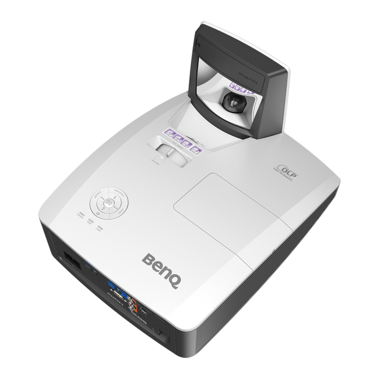 BenQ MW855UST+ User manual