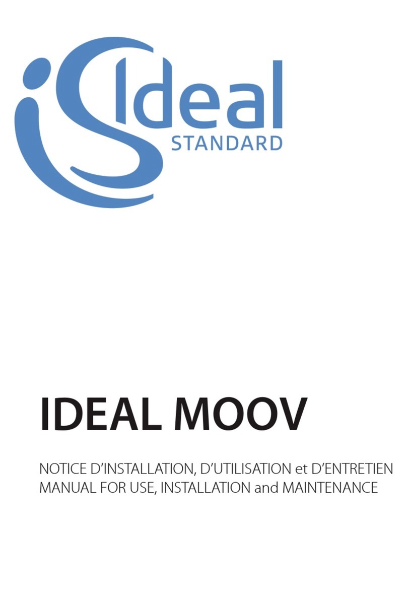 Ideal-Standard IDEAL MOOV Manual for Use, Installation and Maintenance Ideal-Standard IDEAL MOOV Manual for Use, Installation and Maintenance