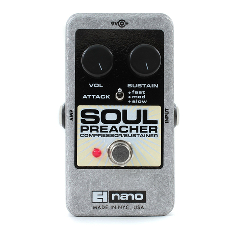 Electro-Harmonix nano SOUL PREACHER User manual
