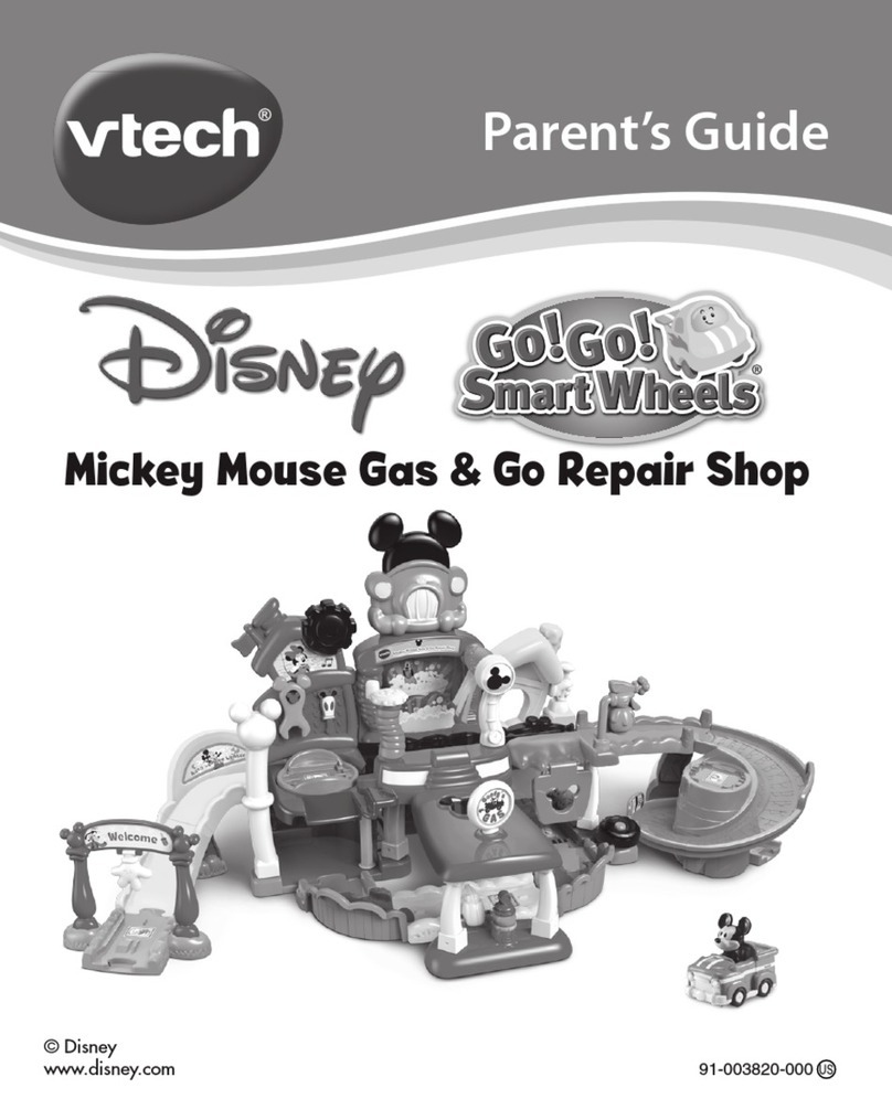 V-tech Disney Go! Go! Smart Wheels Mickey Mouse Gas & Go Repair... Assembly Instructions