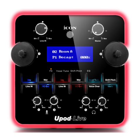 iCON Pro Audio Upod-Live manual