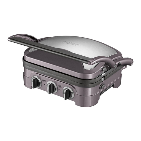 Cuisinart Griddler GR40E User manual