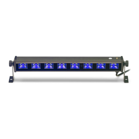 YeeSite 8LEDs x 3-Watts UV Bar user manual