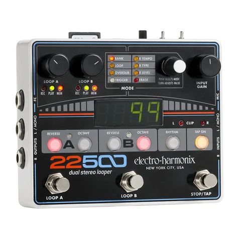 Electro-Harmonix 22500 quick start guide