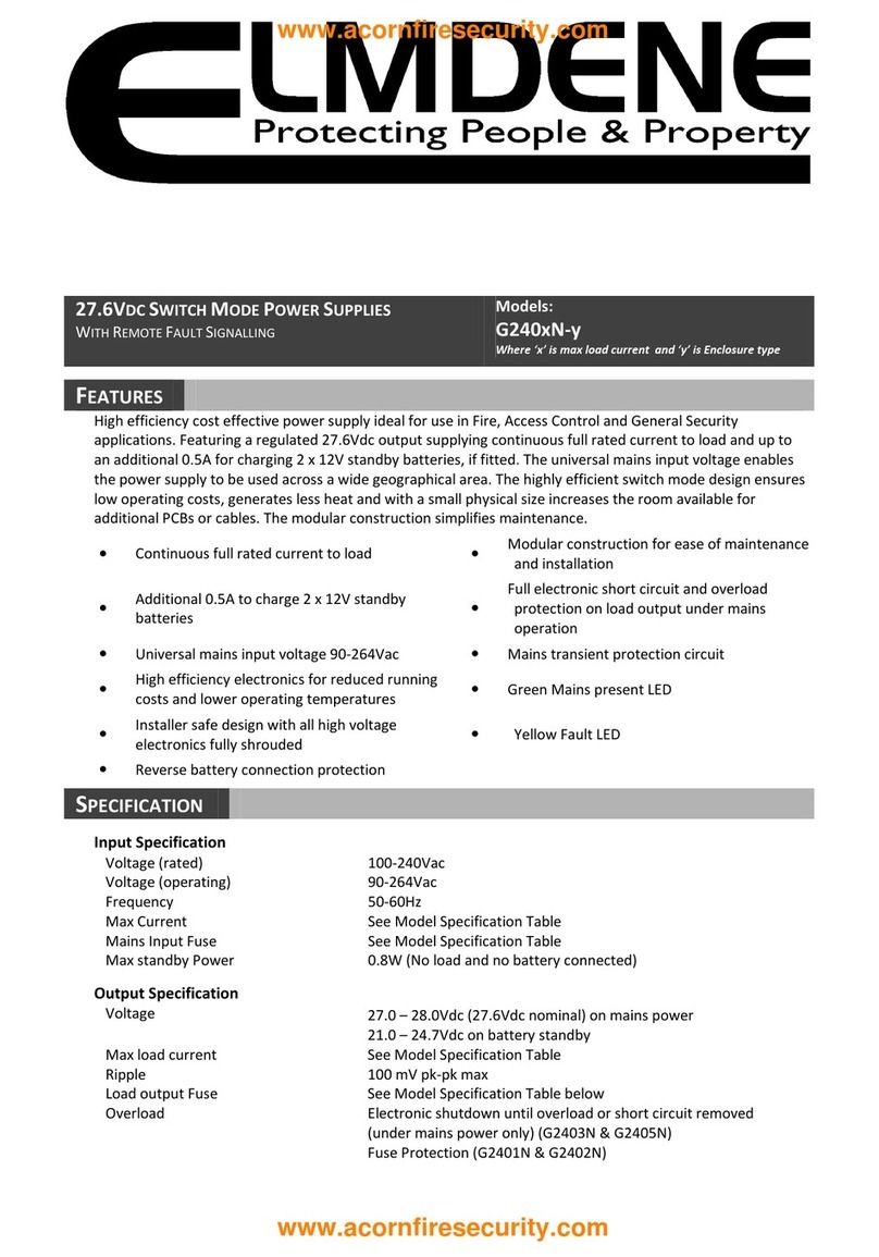 Elmdene G240 N Series User manual