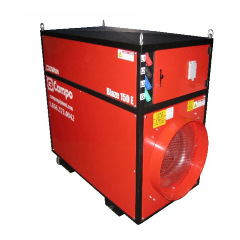 Campo Equipment BLAZE 150E product manual