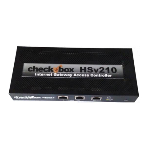 CheckBox Wireless Hotspots HSv210 User manual